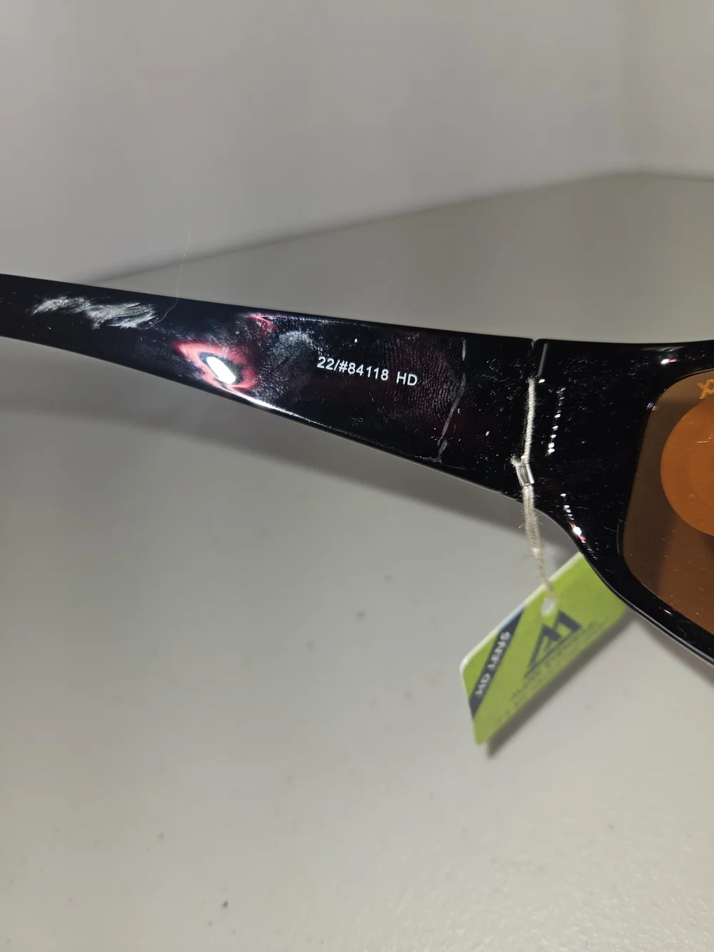 Maxx Major Sport Golf Motorcycle Riding Sunglasses Black with High Def Amber Len